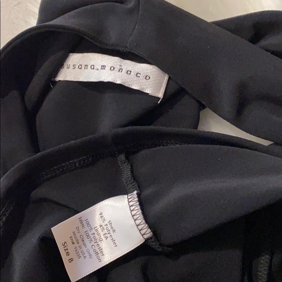 Black sleeveless top with lace around bodice - Picture 9 of 10